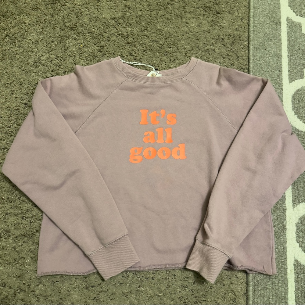 It’s All Good Crop Sweatshirt